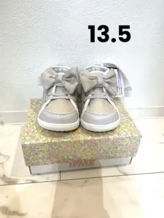 【イフミーCALIN 】✨新品タグ付✨ビックリボン付 シューズ　13.5cm