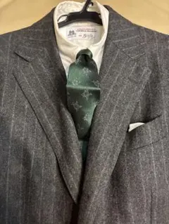 【イタリア製】BASILE 小紋柄ネクタイ