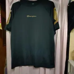 Champion Tシャツ ブラック ゴールド Mサイズ