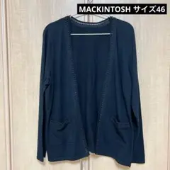 MACKINTOSH ニット　カーディガン　ネイビーサイズ46 レディースのサムネイル