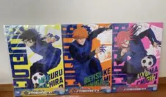 新品 一番くじ ブルーロック A3イラストボード 蜂楽廻 國神錬介 千切 豹馬