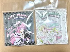 キミとアイドルプリキュア　キュアズキューン　キュアキッス　缶バッジ　バースデー