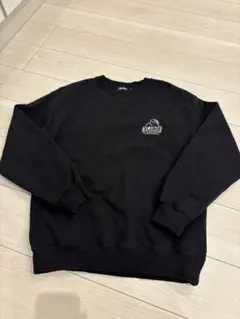 X-LARGE ブラック スウェット トレーナー