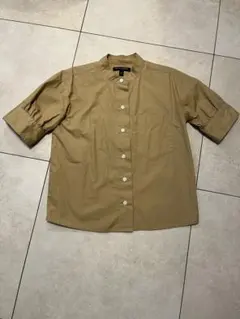 BANANA REPUBLIC ファクトリー　半袖シャツ XS ベージュ