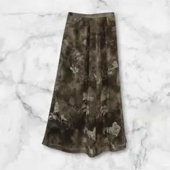 Y2K × Classical vintage 花柄 ロングスカート フェミニン