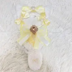 ぬい服 着ぐるみ ちびぐるみ 11cm ねこ 黄色 イエロー