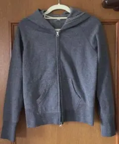 ⭐️ユニクロ★裏起毛フーディッド★レディース★サイズS★濃グレー