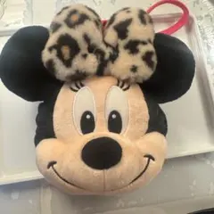 ショルダーバッグ　ミニー　ヒョウ柄　ギャル