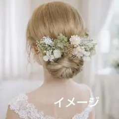 【即購入OK】振袖にも！成人式 卒業式 髪飾りセット グリーン