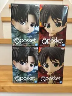 Qposket 進撃の巨人 フィギュア“心臓を捧げよ”ポーズ4種セット - メルカリ