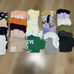 子供用トップス20枚、ズボン４枚セット 110cm 保育園洗い替え　まとめ売り