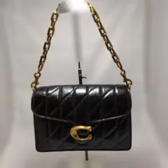 【新品未使用】コーチ タグ有り チェーン タビー ショルダーバッグCAF55 黒