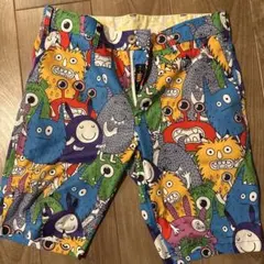 LOUDMOUTH モンスター柄 ショートパンツ Lのサムネイル