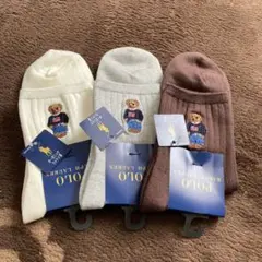 新品タグ付き　ポロラルフローレン　レディース　ソックス　3足　5280円