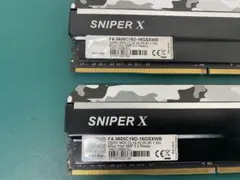 G.SKILL SNIPER X DDR4 16GB(8GBx2枚) - メルカリ
