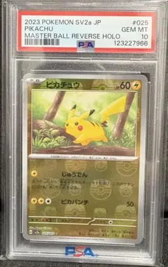2026年最新】マスターボール ピカチュウ psa10の人気アイテム - メルカリ