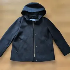GLOBAL WORK 2WAY フードショートコート