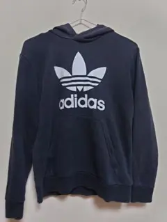 adidas 黒 フード付きパーカー 160