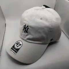 ◆1223 新品未使用　47Brand ニューヨークヤンキース　ホワイト