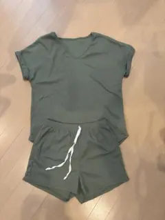 SHEIN オリーブグリーン ルームウェア M