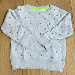 プチバトー 4ans 104 スウェット トレーナー いかり