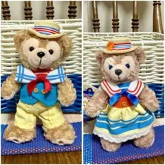 ダッフィ　シェリーメイ　ぬいぐるみバッジ　ハローフロムケープコッド2010