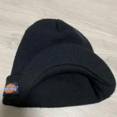 Dickies ツバ付きニット帽 ビーニー ブラックのサムネイル