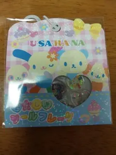 サンリオ おはじきシール シールフレーク うさはな キャラ15個入り ウサハナ