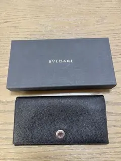 BVLGARI ブルガリ 長財布 レザー 黒 箱付のサムネイル