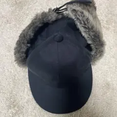 CAALA ブラックファーキャップ