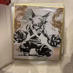 爆豪　ミニ色紙　ヒロアカ