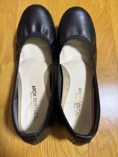 ARCH CONTACT バレエシューズ 24.0cm ブラック