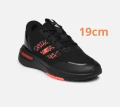 アディダス キッズスニーカー ブラック/オレンジ