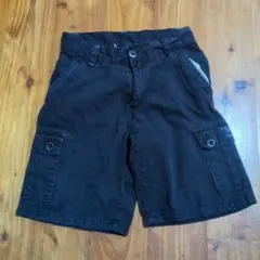 U.S. POLO ASSN. カーゴハーフパンツ ブラック 110 サイズ