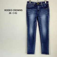 ロデオクラウンズスキニーパンツ ストレッチ アンクル丈 カジュアル