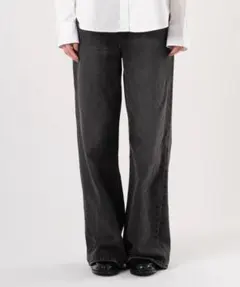 【新品】Levi's RIBCAGE WIDE LEG ブラック 26