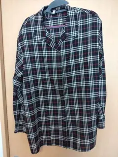 BURBERRY LONDON チェック柄 長袖シャツ ウール100%