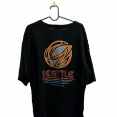 MANASTASH マナスタッシュ Seattle Tシャツ 黒 M日本サイズのサムネイル
