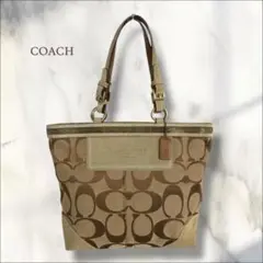 美品✨ COACH コーチ シグネチャー ハンドバッグ レディース ブランド
