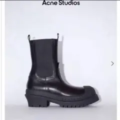 acne studios サイドゴアブーツ　エンボスロゴ　38sizeのサムネイル
