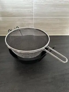 有元葉子さん　ラバーゼ　la base 揚げ鍋　28cm 3点セットのサムネイル