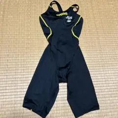 arena FINA認証 競泳用水着 黒/黄色　Sサイズ