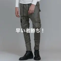 【タグあり】NO ID. コーティングサルエルスキニーカーゴPTのサムネイル