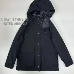 アデイインザライフ　ユナイテッドアローズ　中綿フードブルゾン ジャケット