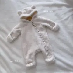 H&M baby カバーオール ジャンプスーツ くまさん