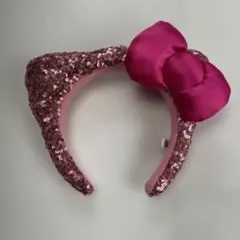 キティちゃん風スパンコールカチューシャ