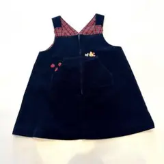 familiar コーデュロイワンピース