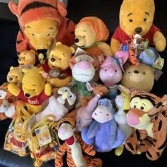 くまのプーさん ぬいぐるみ まとめ売り 21点セット - メルカリ