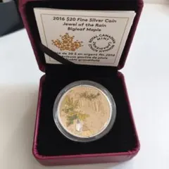 ラスト1枚❗️2021年 メイプルリーフ銀貨 1オンス 銀貨 保証書つき