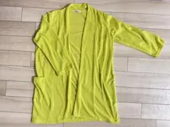 【匿名配送】natural couture 七分袖カーディガン イエローのサムネイル